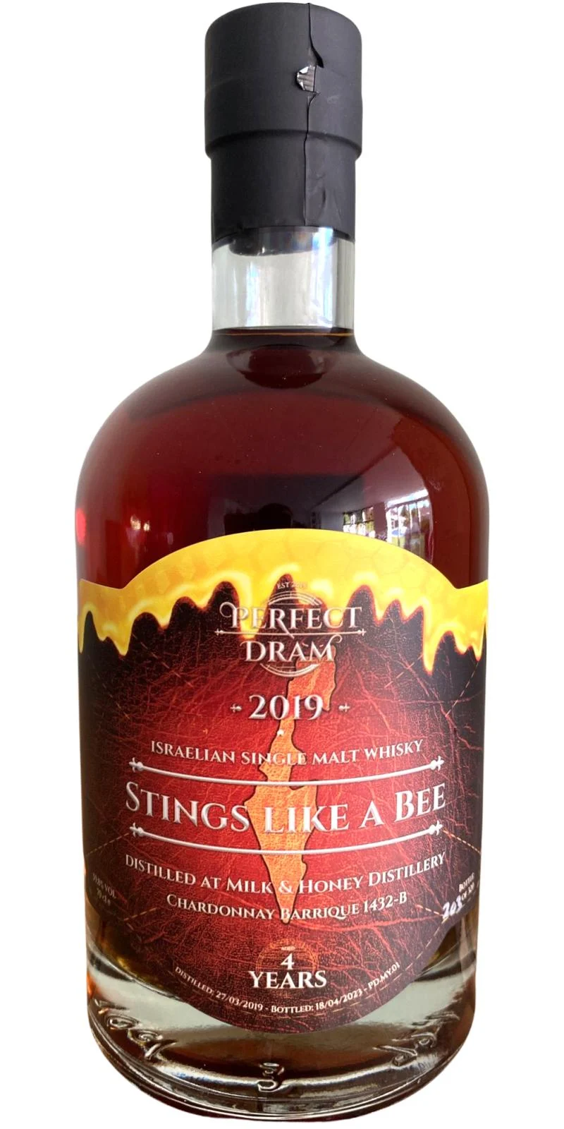 M&H 2019 Perfect Dram Sings Like A Bee Single Malt Whisky | 700ML - Whiskey