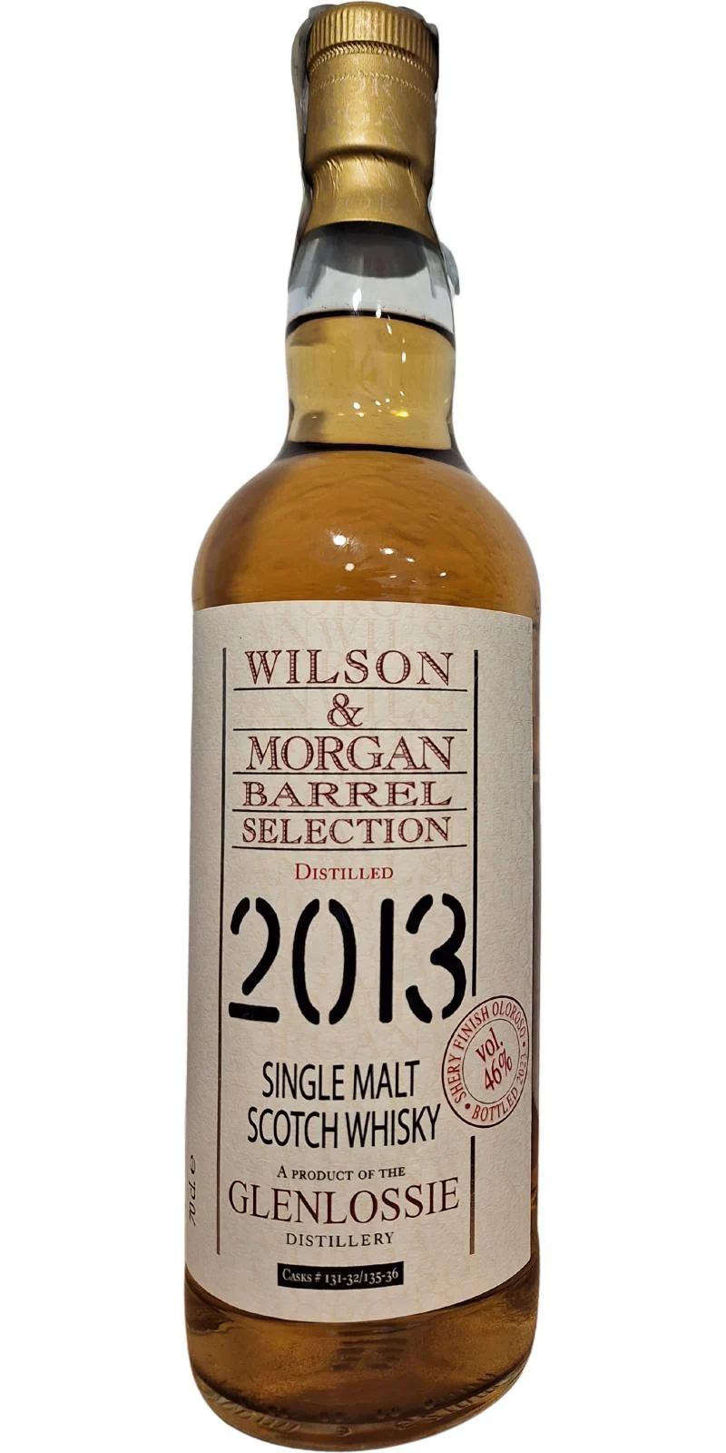 Glenlossie 2013 (Wilson & Morgan) Barrel Selection Single Malt Scotch Whisky | 700ML - Whiskey