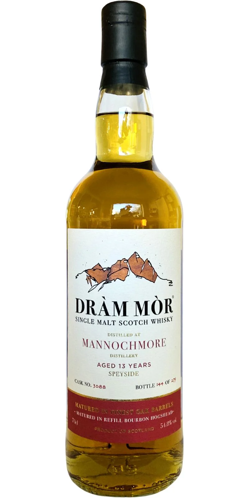 Mannochmore 2013 (Dràm Mòr) 13 Year Old Scotch Whisky | 700ML - Whiskey
