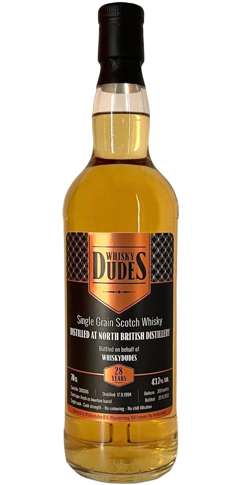 North British 1994 WDS 28 Year Old 2022 Release (Cask #300266) Single Malt Scotch Whisky | 700ML - Whiskey