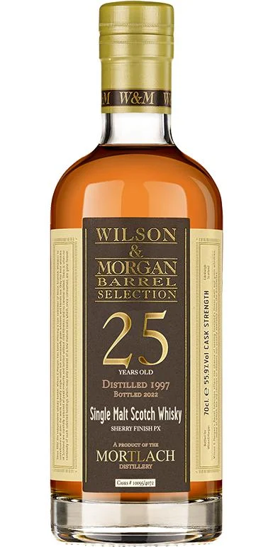 Mortlach 1997 Wilson & Morgan Barrel Selection - Special Release 25 Year Old Single Malt Scotch Whisky | 700ML