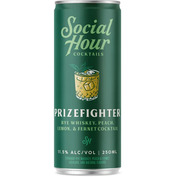 Social Hour Prizefighter | (4)*250ML - Cocktail