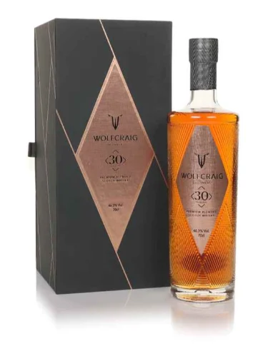 Wolfcraig 30 Year Old Premium Blended Scotch Whisky | 700ML - Whiskey