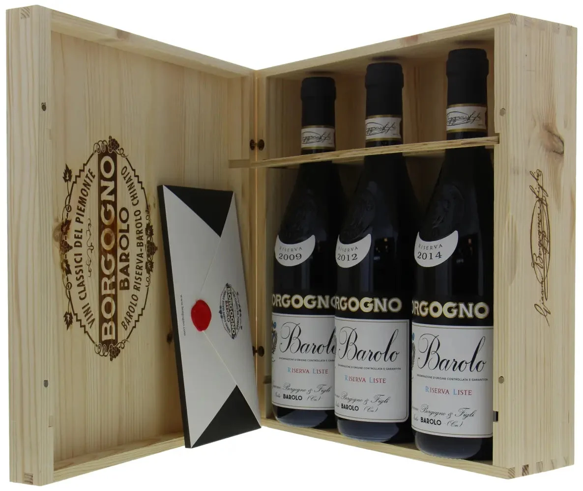 2009-2012-2014 | Giacomo Borgogno e Figli | Riserva Liste (3)*750ML