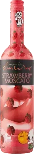 Friends Fun Wine | Hard Bubbly Collection Strawberry Rose Moscato - NV