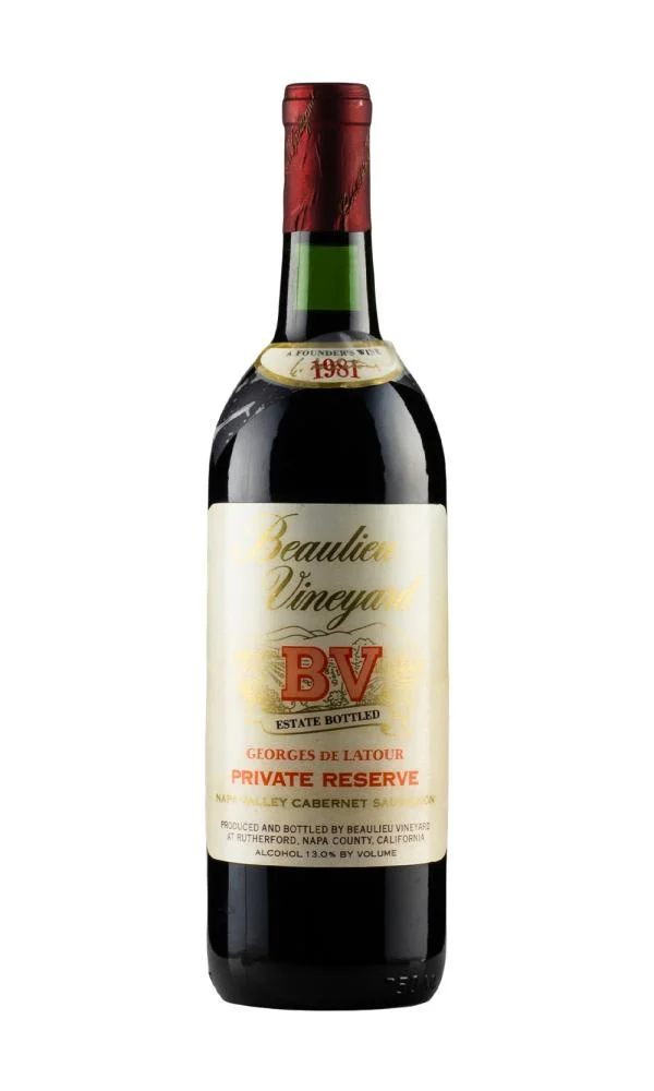1981 | Beaulieu Vineyard | Georges de Latour Private Reserve Cabernet Sauvignon - Wine