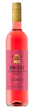 Ricco | Cherry Moscato Semi Sweet - NV