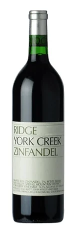 1983 | Ridge Vineyards | York Creek Zinfandel - Wine