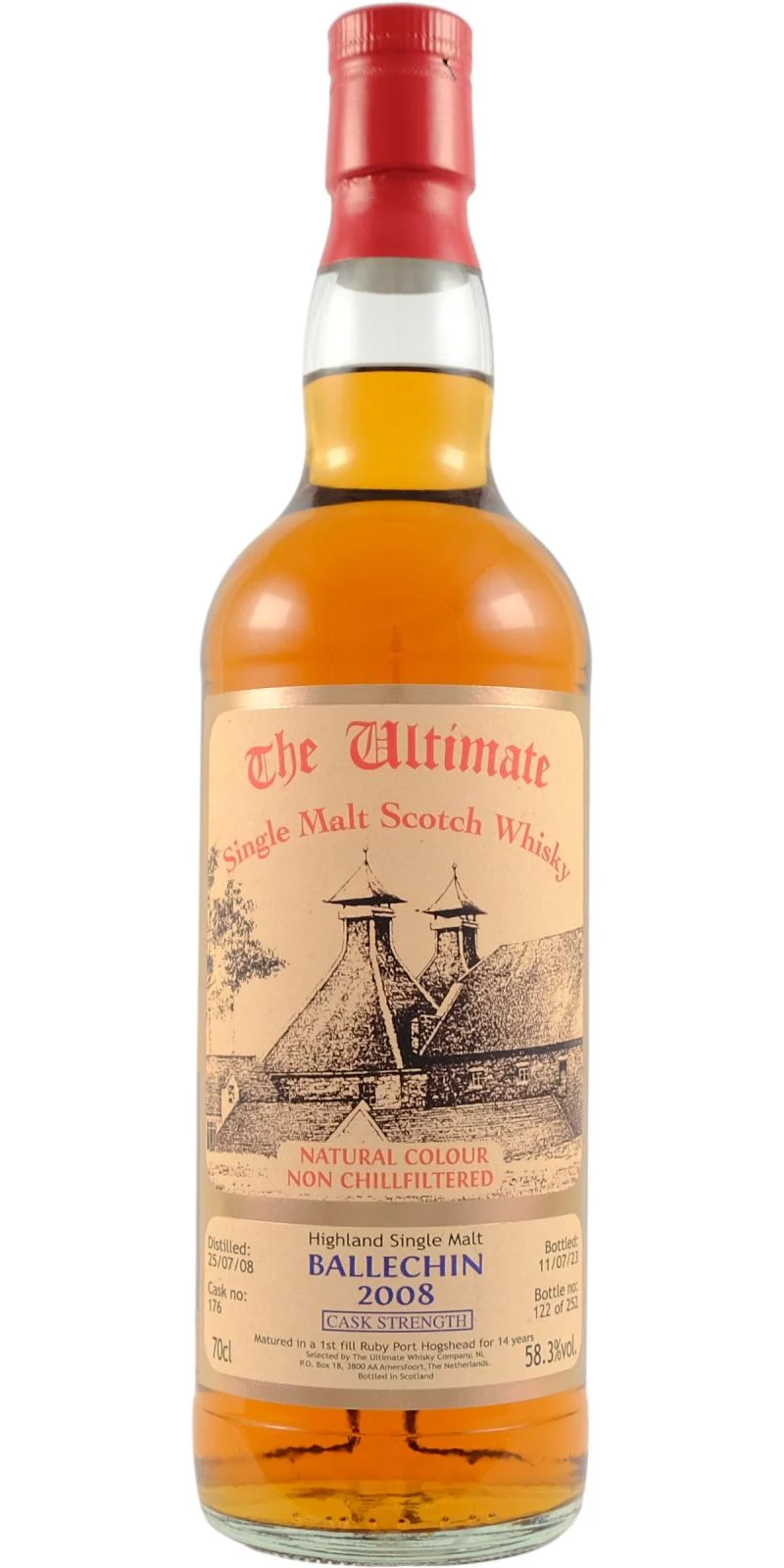 Ballechin 14 años (D.2008, B.2023) El whisky escocés definitivo | 700ML - Whiskey