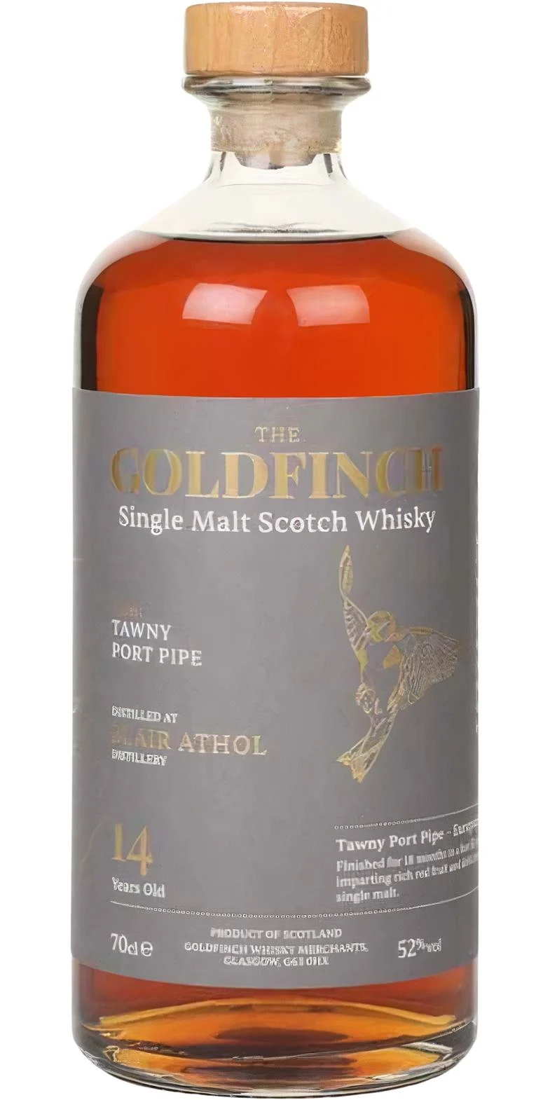 Blair Athol GOldfinch Wine Series Tawny Port Cask Finish 14 Year Old Whisky | 700ML - Whiskey