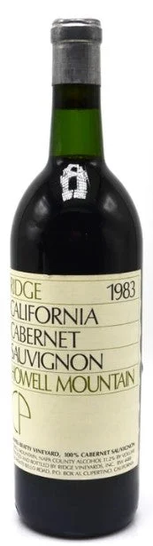 1983 | Ridge Vineyards | York Creek Cabernet Sauvignon - Wine