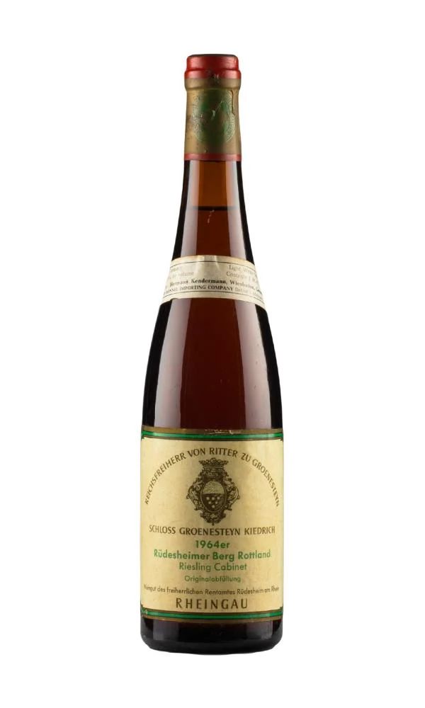 1964 | Weingut Schloss Groenesteyn | Rudesheimer Berg Rottland Riesling Kabinett - Wine