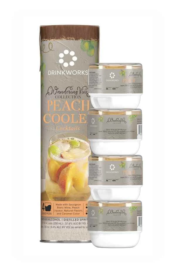Drinkworks Peach Cooler Tube (4x Pods) | 4x50ML - Spirit