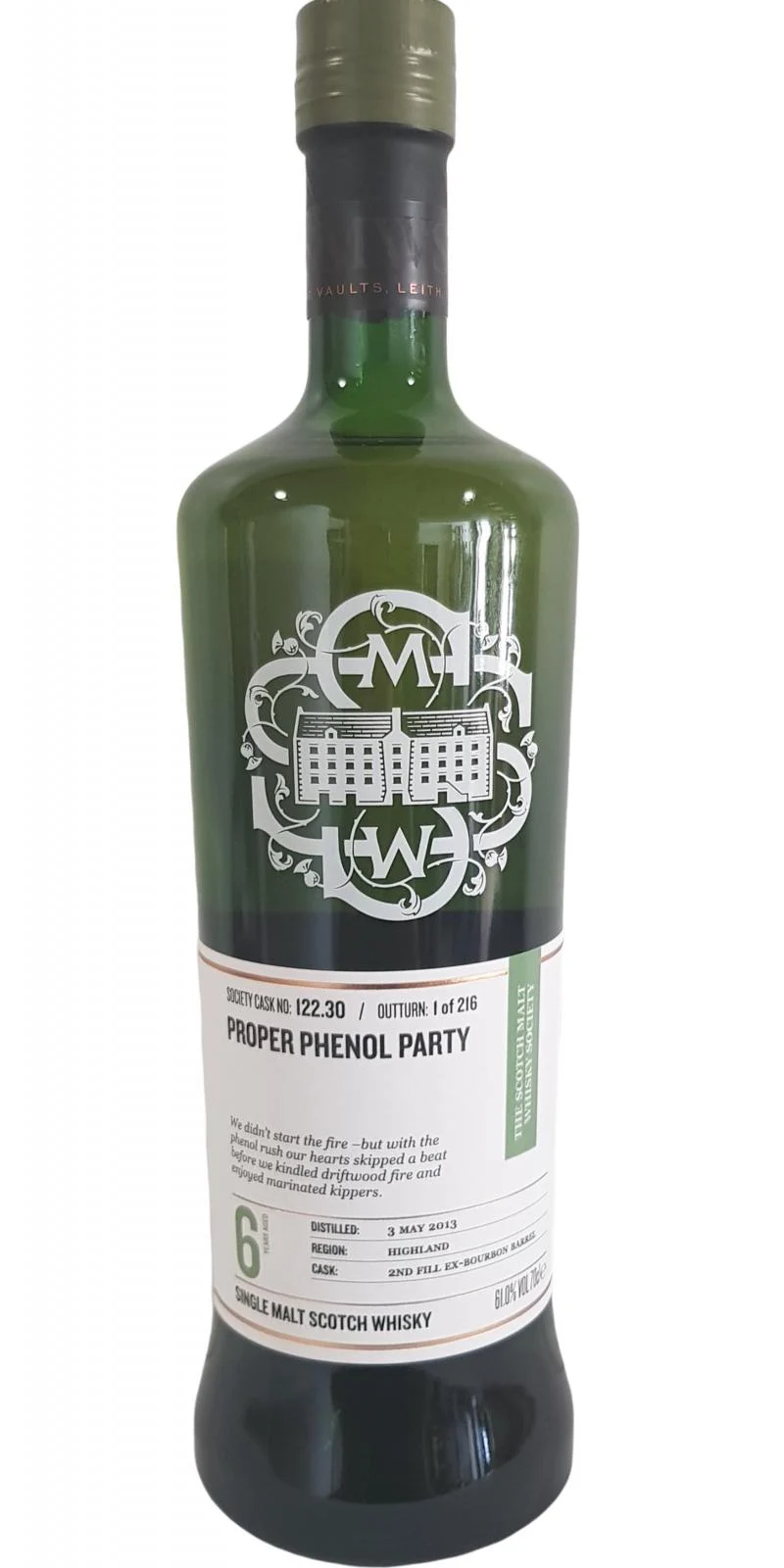 Croftengea 2013 SMWS 122.30 Proper Phenol Party Single Malt Scotch Whisky | 700ML - Whiskey