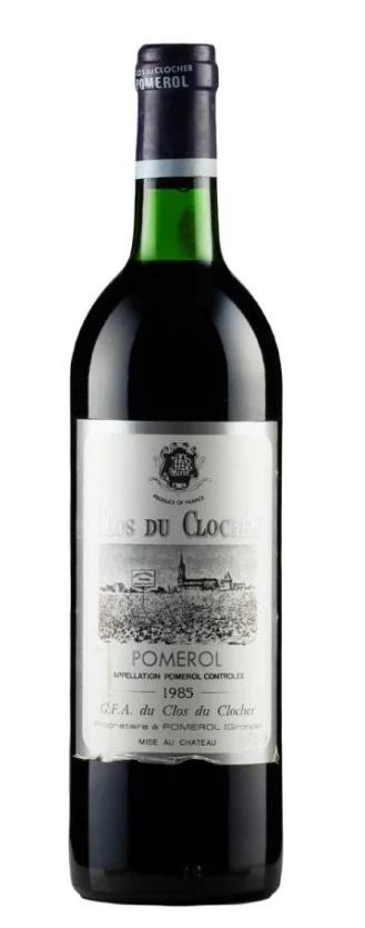1985 | Jean-Baptiste Audy | Clos du Clocher Pomerol
