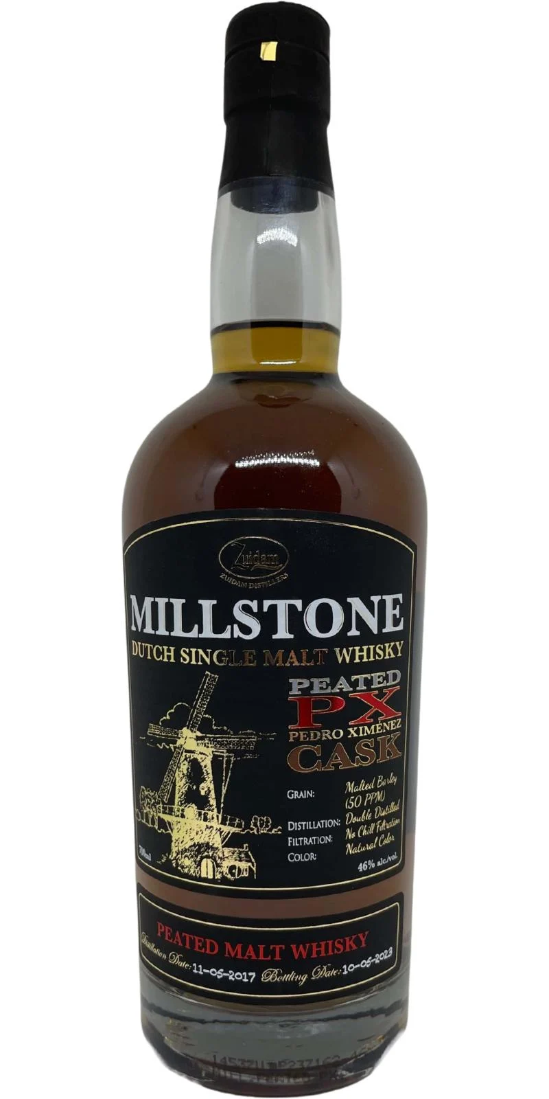 Millstone 2017 Peated PX Cask (Bottled 2023) Dutch Single Malt Whisky | 700ML - Whiskey