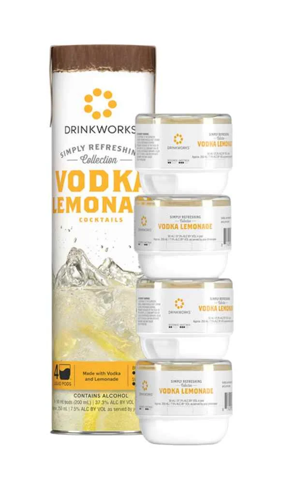Drinkworks Vodka Lemonade Tube (4x Pods) | 4x50ML - Spirit