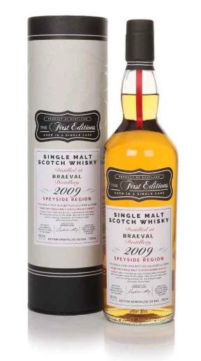 Braeval 14 Year Old 2009 Cask #20609 The First Editions Hunter Laing Single Malt Scotch Whisky | 700ML - Whiskey