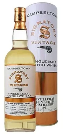 Glen Scotia 22 años Signatory Vintage Hogshead Whisky escocés de pura malta