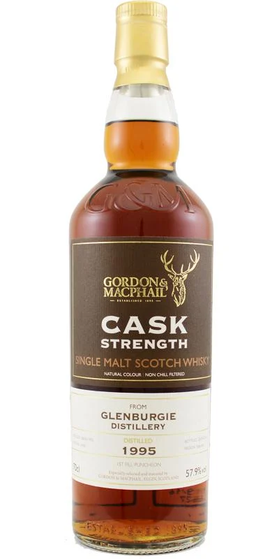 Glenburgie 21 Year Old Gordon & MacPhail Cask Strength Puncheon Single Malt Scotch Whisky | 700ML - Whiskey