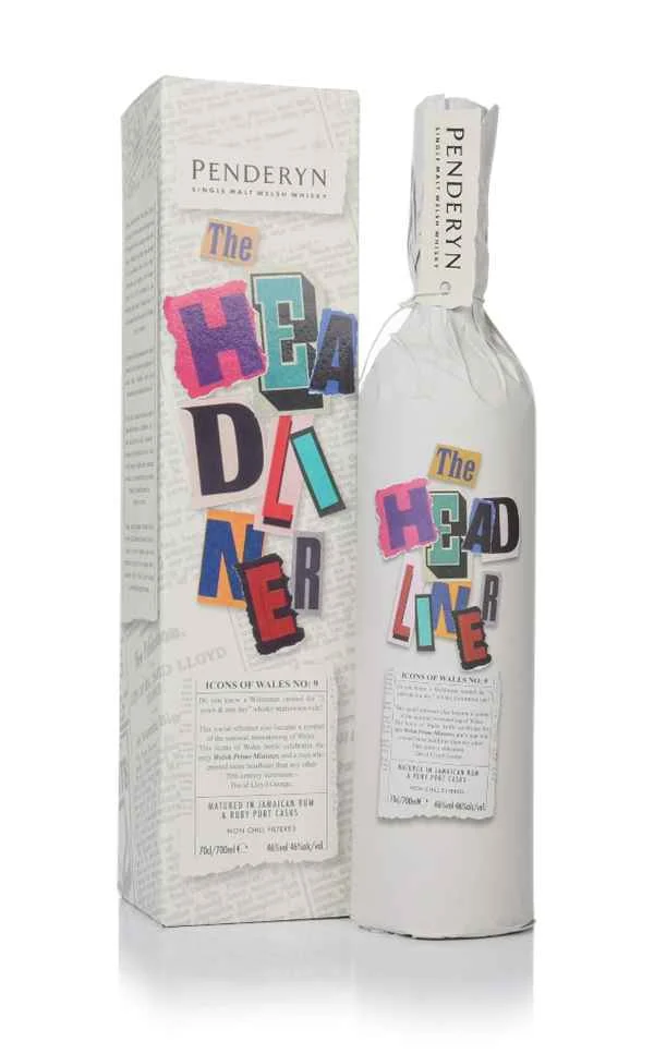 Penderyn The Headliner Icon Of Wales No: 9 Single Malt Whisky | 700ML - Whiskey