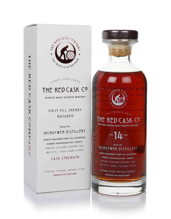 Inchgower 14 años 2008 (barrica 805911) - Serie Single Cask (The Red Cask Company) | 700ML