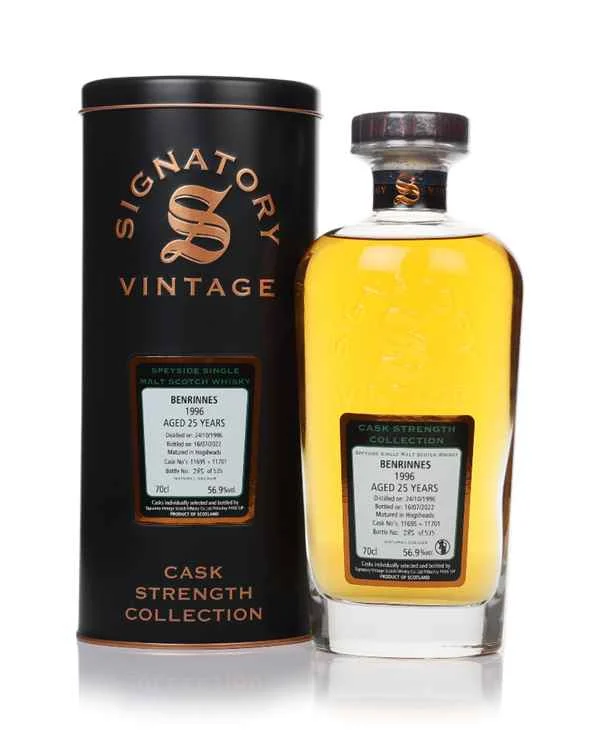 Benrinnes 25 años 1996 (barrica 11695 y 11701) - Colección Cask Strength (Firmante) | 700ML