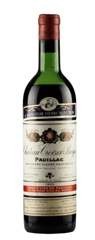1966 | Château Croizet-Bages | Pauillac