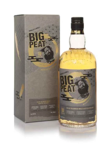 Big Peat 10 Year Old Mizunara Cask Edition Blended Malt Scotch Whisky | 700ML - Whiskey
