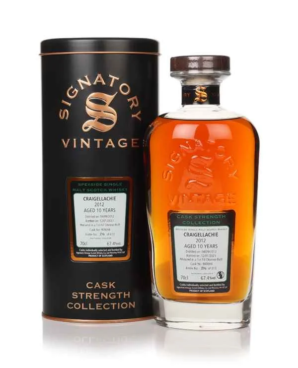 Craigellachie 10 Year Old 2012 (cask 900694) - Cask Strength Collection (Signatory) | 700ML