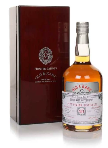 Pittyvaich 33 Year Old 1990 Old & Rare Platinum Hunter Laing Single Malt Scotch Whisky | 700ML - Whiskey