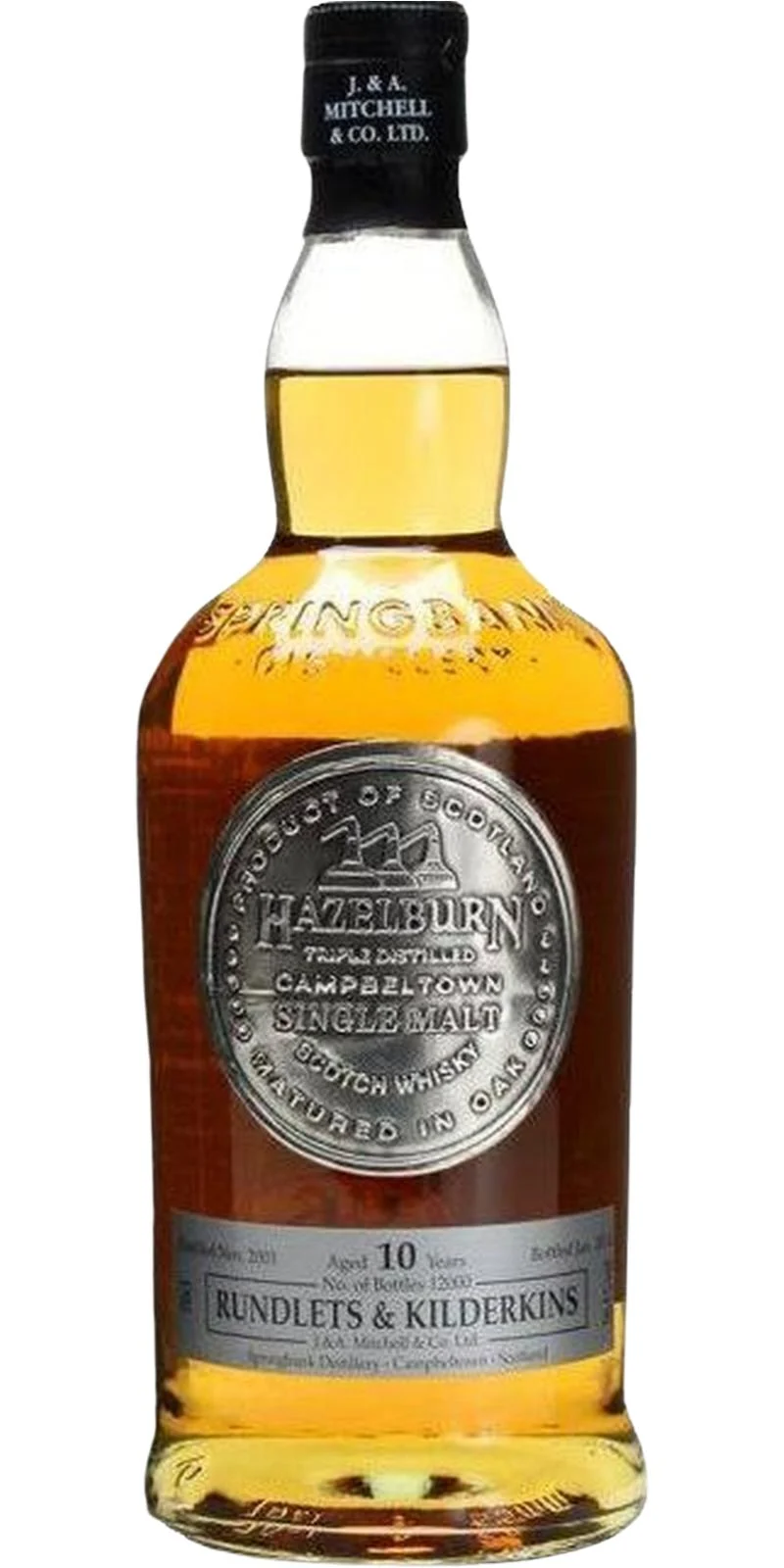 Hazelburn 10 Year Old Rundlets & Kilderkins Single Malt Scotch Whisky - Whiskey