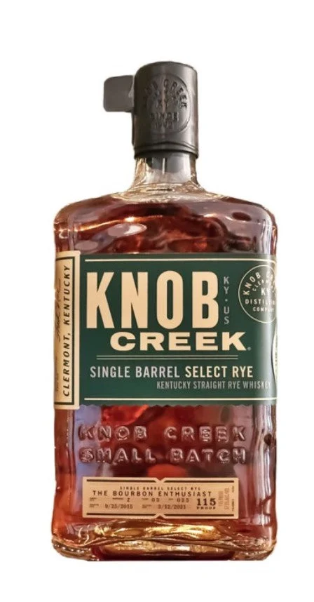 Knob Creek Rye Bourbon Enthusiast 115p Grandmas Apple Pie - Whiskey