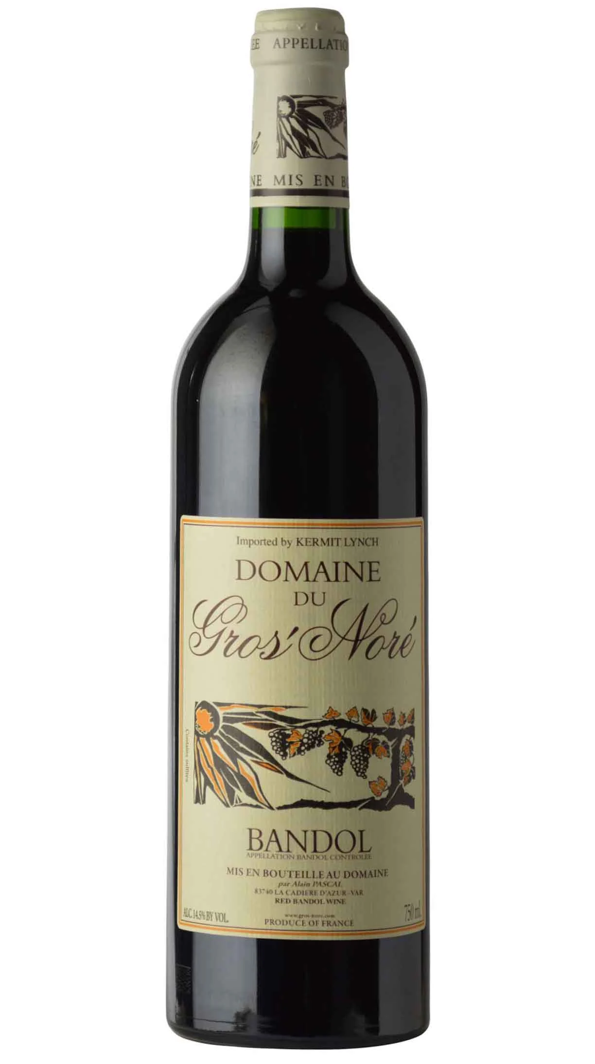 2018 | Domaine du Gros Nore | Bandol Rouge - Wine