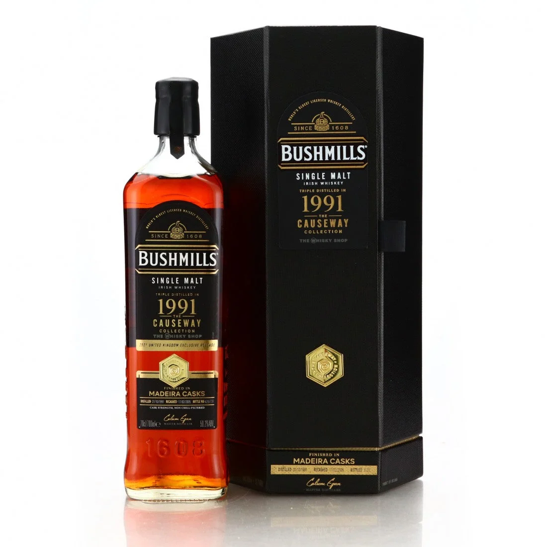 Bushmills 30 Year Old 1991 Madeira Cask Finish - The Causeway Collection Irish Whiskey | 700ML