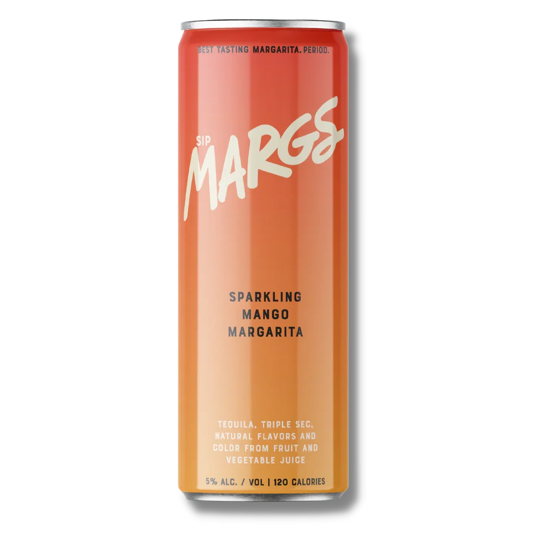 SipMargs Sparkling Mango Margarita | (4)*355ML - Cóctel