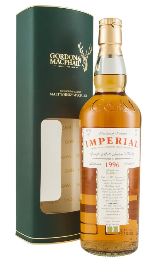 Imperial Gordon & MacPhail 1996 Single Grain Scotch Whisky | 700ML - Whiskey