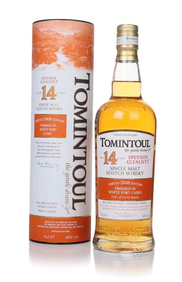 Tomintoul 14 Year Old 2008 White Port Cask Finish | 700ML - Whiskey