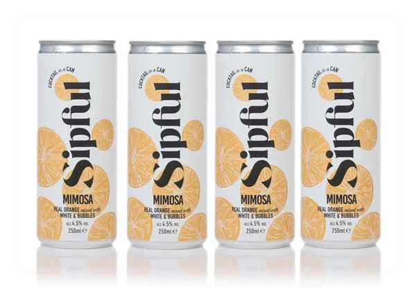 Sipful Orange Mimosa | 4x250ML - Cocktail