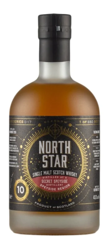 Secret Speyside 10 Year Old North Star 2011 Single Malt Scotch Whisky | 700ML - Whiskey