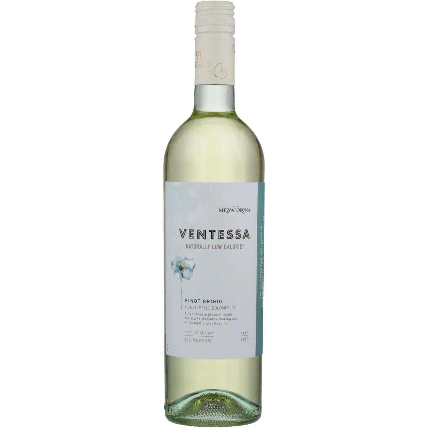 2020 | Ventessa | Naturally Low Calorie Pinot Grigio - Wine