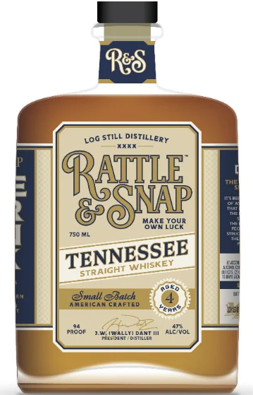 Whisky puro Tennessee Select Rattle & Snap de 4 años