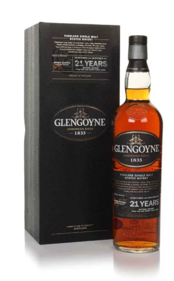 Glengoyne 21 Year Old Pre 2020 Single Malt Scotch Whisky | 700ML - Whiskey
