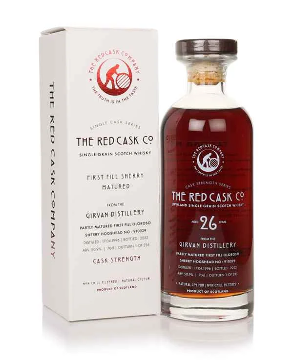 Girvan 26 Year Old 1996 (cask 910329) - Single Cask Series (The Red Cask Company) | 700ML
