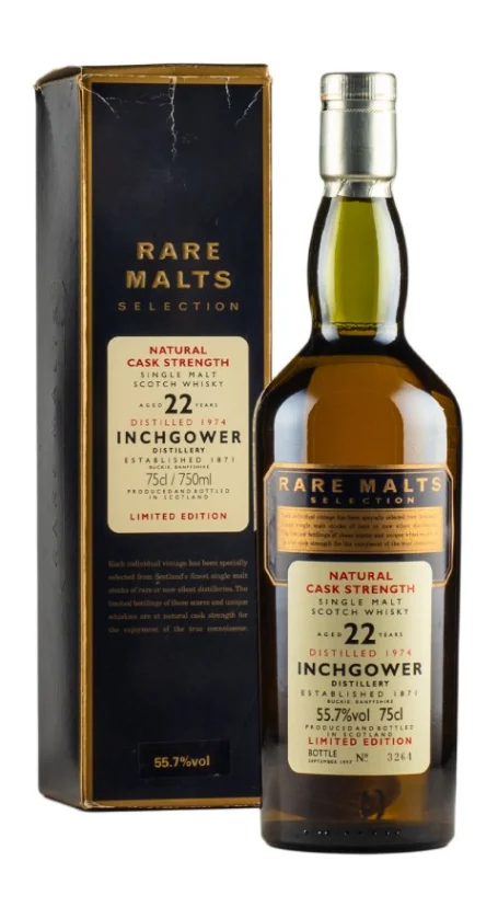 Inchgower 22 Year Old Rare Malts 1974 Single Malt Scotch Whisky - Whiskey