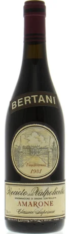 1981 | Bertani | Amarone della Valpolicella Clásico - Wine