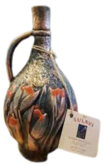 Sulavi Pirosmani | Red Semi Sweet Wine Ceramic Bottle - NV