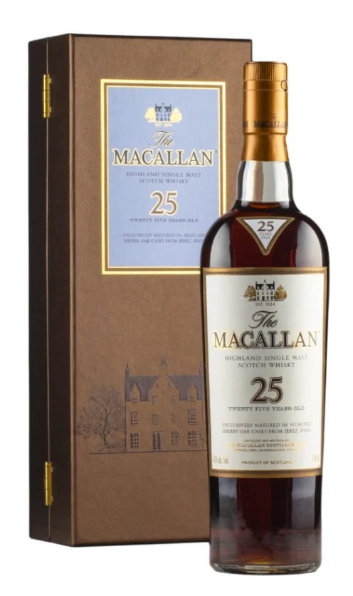 Macallan 25 Year Old Pre-2012 Single Malt Scotch Whisky