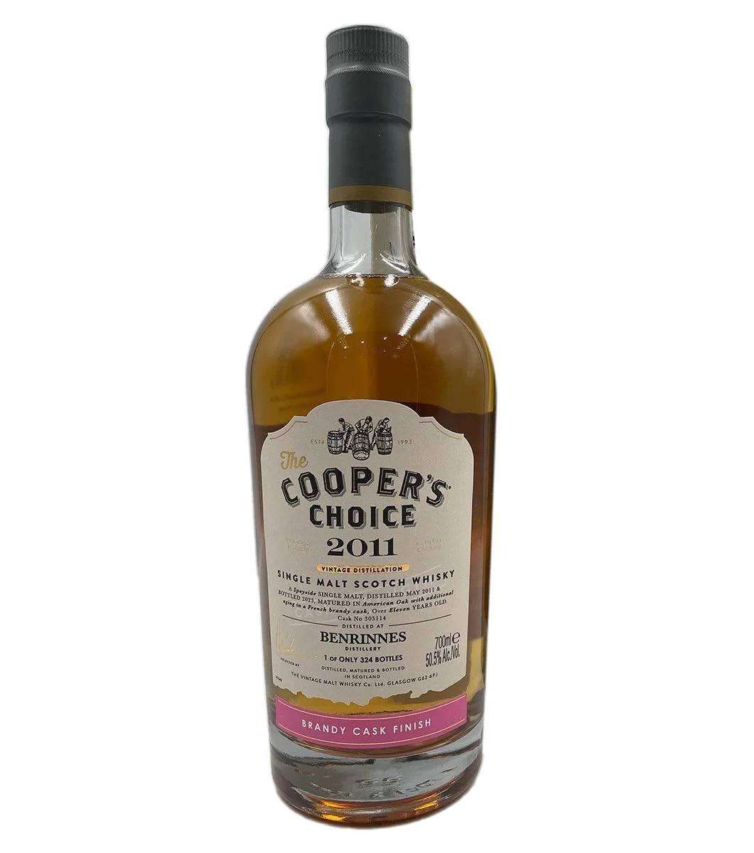 Benrinnes Cooper's Choice Brandy Cask Finish 2011 11 Year Old Whisky | 700ML - Whiskey