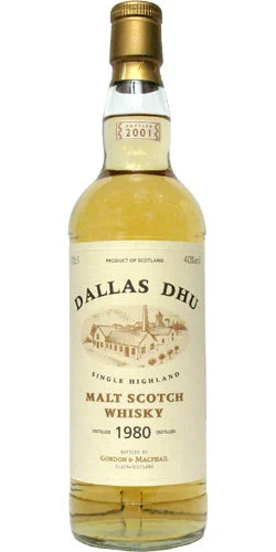Dallas Dhu 1980 (Bottled 2001) Gordon & MacPhail Scotch Whisky | 700ML - Whiskey